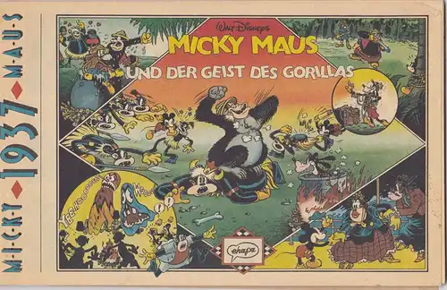 Ehapa Verlag: Micky Maus 1937 (Nachdruck), Micky Maus und der Geist des Gorillas. 