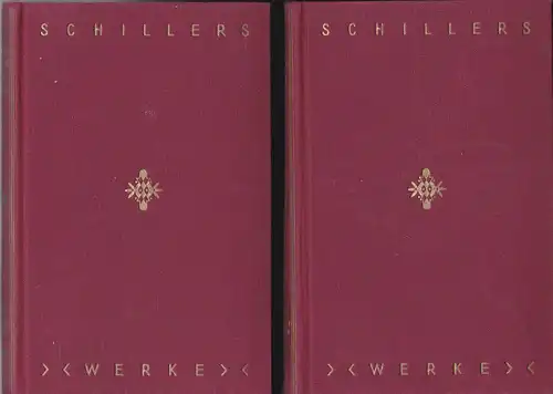 Schiller, Friedrich von: Schillers Werke Teil 1 bis 4 (Historische Schriften 1 und 2). 