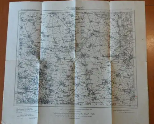 Kartorgr. Abteilug der Kgl.Preuß. Landesaufnahme (Hrsg): Karte des deutschen Reiches,Nr. 364 Zörbig. 