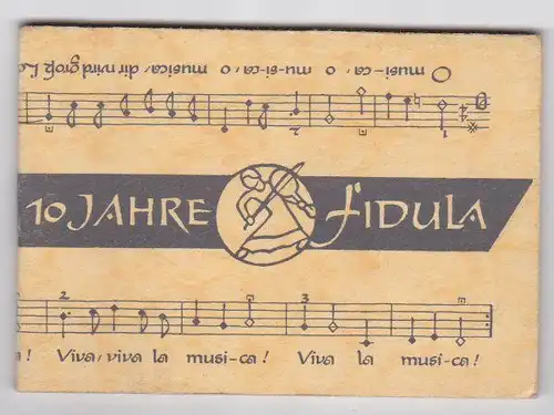 Holzmeister, Johannes: Fidula-Almanach für das Jahr 1959 mit 15 erbaulichen Kanons. 