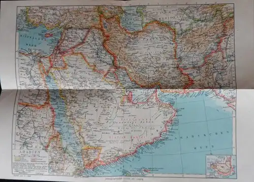 Bibliograph. Institut: Karte von Arabien. Maßstab 1: 15.000.000. 