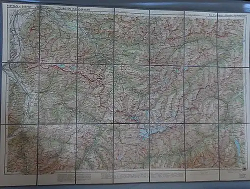 G. Freytag & Berndt: Freytag -Berndt Touristen-Wanderkarte Blatt 37 Rätikon- Silvretta - Verwallgruppe 1: 100.000. 