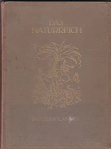 von Morton, Friedrich Edler: Die Blütenpflanzen mit besonderer Berücksichtigung von deren Aufbau und Leben. Mit 30 farbigen Tafeln und 59 Textabbildungen. 