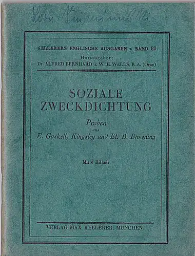 Hopfenbeck, Franziska (bearbeitet von): Soziale Zweckdichtung. Proben aus E.Gaskell, Kingsley und El.B.Browning. 