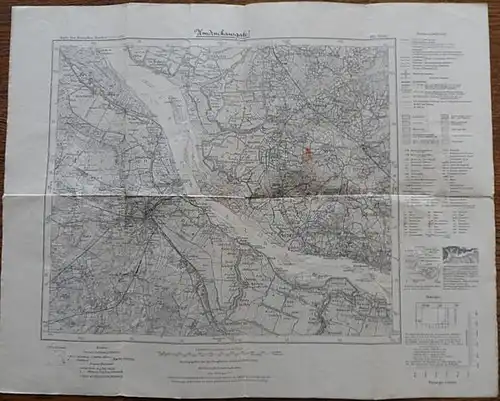 Reichsamt für Landesaufnahme: Karte des Deutschen Reichs. Nr. 145 Stade Umdruckausgabe. 