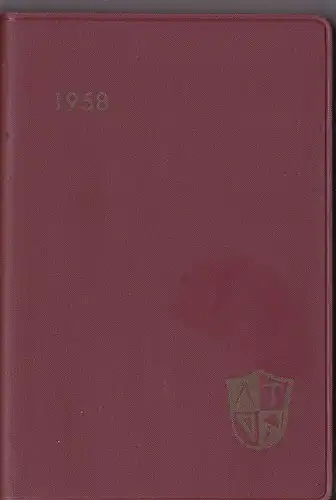 Zentralverband des Deutschen Baugewerbes (Hrsg): Merkbuch des Zentralverbandes des Deutschen Baugewerbes 1958. 24 Jahrgang. 