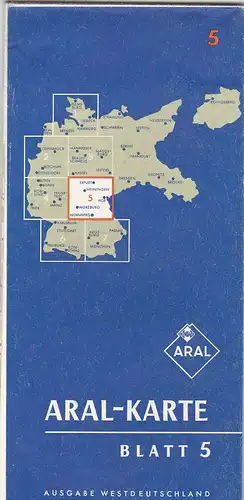 BV Aral Aktiengesellschaft  (Hrsg.): Aral-Karte Blatt 5, Ausgabe Westdeutschland. 