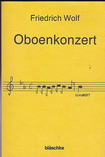 Wolf, Friedrich: Oboenkonzert. 