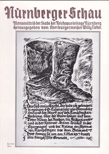 Liebel, Willy (Hrsg.): Nürnberger Schau. Heft 6 Juni 1940. Monatsschrift der Stadt der Reichsparteitage. 