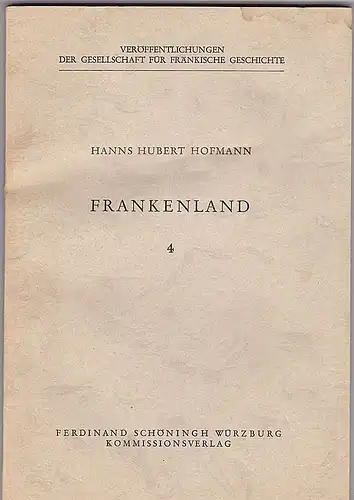 Hofmann, Hanns Hubert: Die Mitteilungen des Vereins für Geschichte der Stadt Nürnberg. 