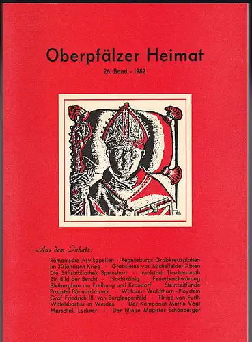 Zückert, Gerhard Oberpfälzer Heimat. 26. Band 1982