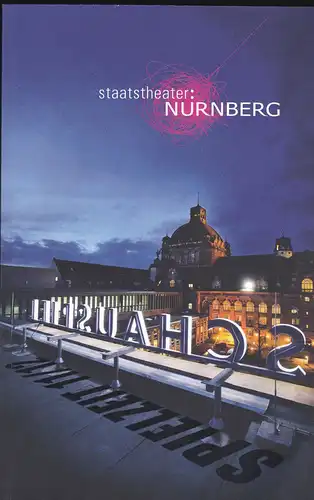 Staatstheater Nürnberg   (Hrsg.): Staatstheater Nürnberg 2011/2012. 