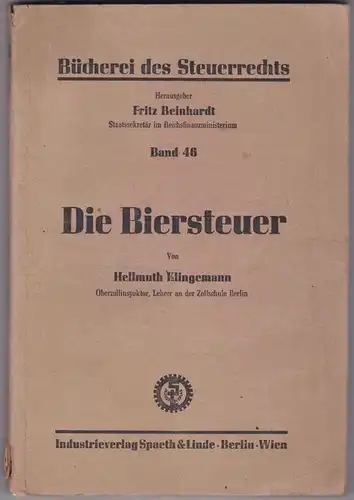 Klingemann, Helmuth Die Biersteuer