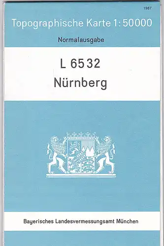 L6532 Nürnberg, Topographische Karte 1:50 000