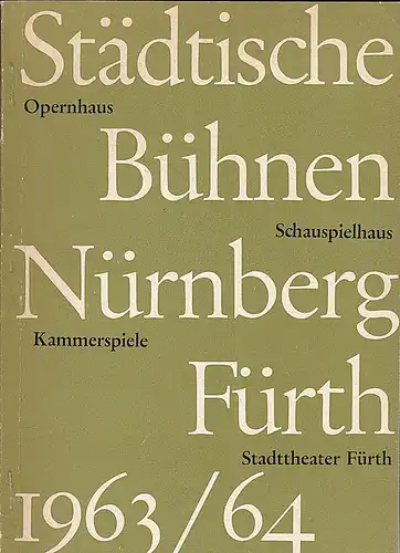 Städtische Büchnen Nürnberg-Fürth  (Hrsg.): Einladung zur Platzmiete für die Spielzeit 1963/1964. 