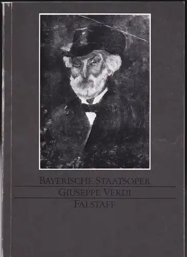 Bayerische Staatsoper: Programmheft: Giuseppe Verdi - Falstaff. 