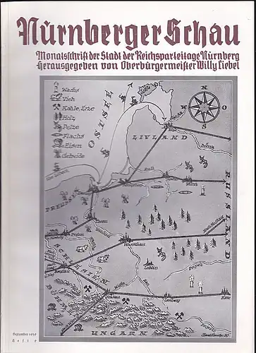 Liebel, Willy (Hrsg.): Nürnberger Schau. Heft 9 September 1939. Monatsschrift der Stadt der Reichsparteitage. 