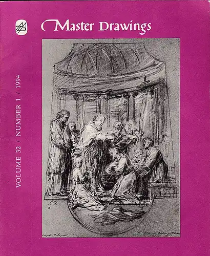 MASTER DRAWINGS Volume 32/ Number 1/1994 Kunstzeitschrift, Art Magazine. 