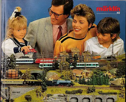 Märklin: Märklin H0- die tolle Welt der Eisenbahn Katalog 1989/90 D. 