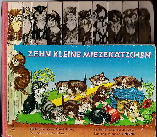 Zehn kleine Miezekätzchen. 