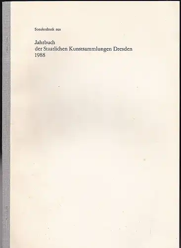 Jeutter, Ewald: Die Zeichnungssammlung Gottfried Wagner (Sonderdruck). 