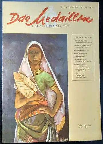 Das Medaillon. Eine Frauenzeitschrift Heft 2 Jahrgang 1946. 