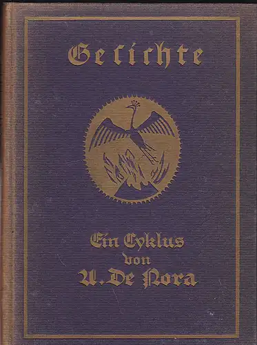 De Nora, A: Gesichte. Ein Cyklus.