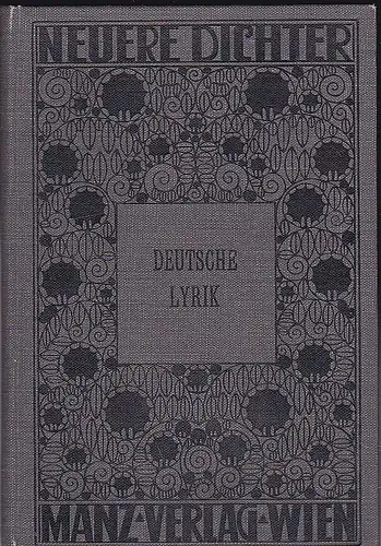 Spiero, Heinrich: Deutsche Lyrik seit 1850. 