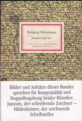 Hildesheimer, Wolfgang: Janssen und wir. 