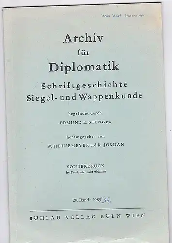 Metz, Wolfgang: Das älteste Nekrolog des Speyrer Domstifts und die Todesdaten salischer Königskinder. 