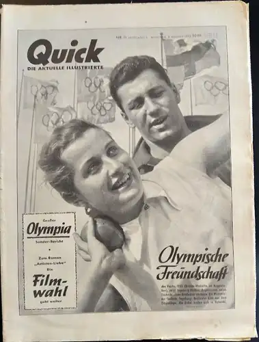 Kenneweg, Dietrich (Hrsg): Zeitschrift QUICK, 3. August 1952 (5. Jahrgang, Nr.31). 