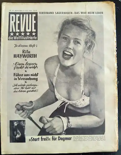 Zeitschrift  REVUE, die Weltillustrierte, Nr. 49,  8. Dezember 1951. 