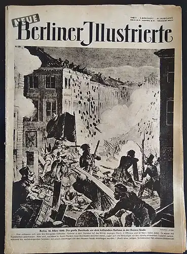 Becher, L. (Chefredakteur): Neue Berliner Illustrierte 2. Märzheft 1948/4. Jahrgang, Nr. 11. 