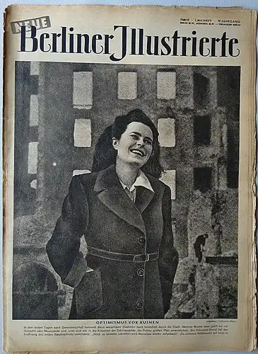 Becher, L. (Chefredakteur): Neue Berliner Illustrierte 1. Maiheft 1948/4. Jahrgang, Nr. ^9. 