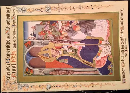 Schlecht, Joseph (Hrsg): Kalender Bayerischer und Schwäbischer Kunst 1924. 