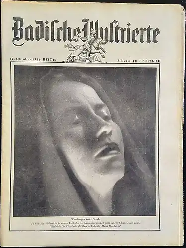 Kober, A.H. (Redakteur): Badische Illustrierte 12.Oktober 1946, Heft 15. 