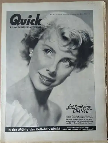 Kenneweg, Dietrich (Hrsg): Zeitschrift QUICK, 10. Februar 1952 (5. Jahrgang, Nr.6). 