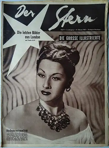 Der Stern  17. Februar 1952. 