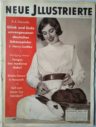 Neue Illustrierte,  21.März 1951 (6. Jahrgang, Nr.12). 