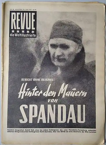 Zeitschrift  REVUE, die Weltillustrierte, Nr. 26,  30.Juni 1951. 