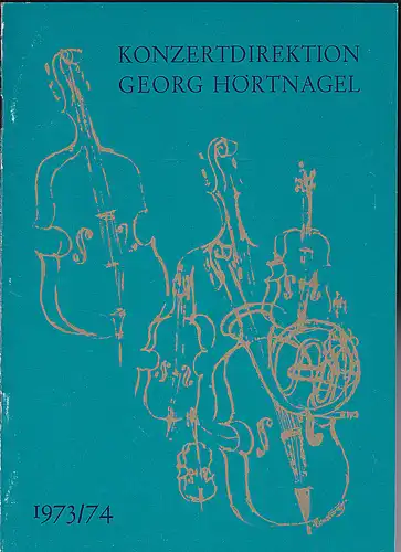 Konzertdirektion Georg Hörtnagel: Programmheft: Klavierabend Martha Argerich, Buenos Aires. 3.Pro Musica Konzert.  Meistersingerhalle Nürnberg, 29.11.1973.