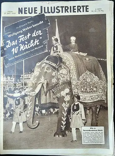 Neue Illustrierte, 27. Oktober 1949 (4. Jahrgang, Nr.43). 