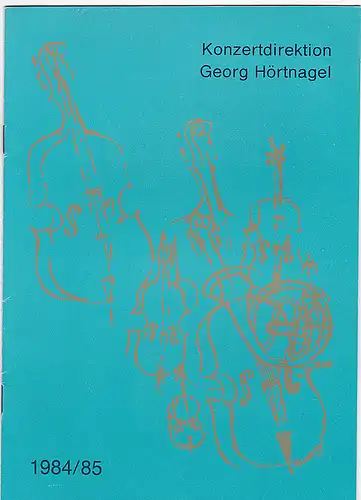 Konzertdirektion Georg Hörtnagel: Programmheft: Klavierabend Krystian Mimerman  - 12. Februar 1985, Meistersingerhalle Nürnberg.