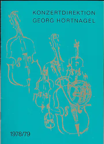Konzertdirektion Georg Hörtnagel: Programmheft: Itzhak Perlmann (Violine) und Bruno Canino (Klavier) - Meistersingerhalle Nürnberg, 8. Februar, 1979.