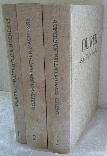 Rupprich, Hans: Dürer schriftlicher Nachlass. 