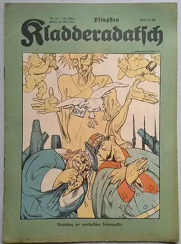 Warncke, Paul (Hauptschriftleiter): Kladderadatsch, 19.Mai 1929.  (82. Jahrang, Nr.20). 