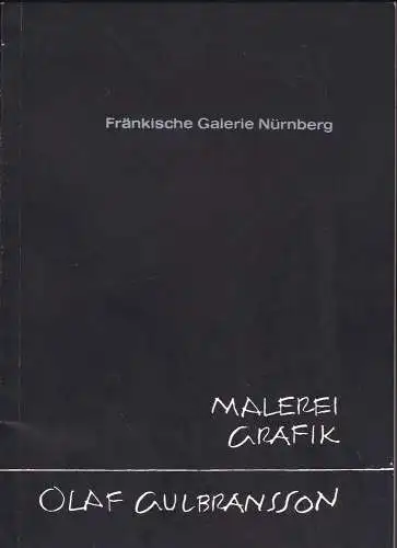 Fränkische Galerie Nürnberg: Katalog: Olaf Gulbransson. 