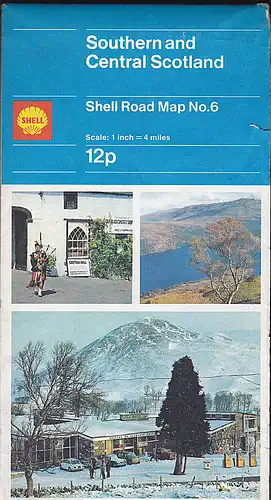 Shell: Southern and Central Scotland: Shell Road Map No. 6. 