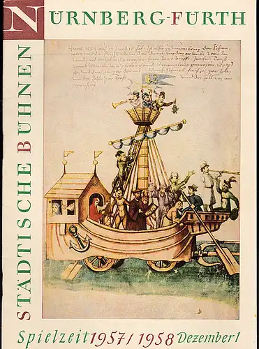 Städtische Büchnen Nürnberg-Fürth  (Hrsg.): Städtische Büchnen Nürnberg-Fürth, Spielzeit 1957/ 1958 Dezember 1. 