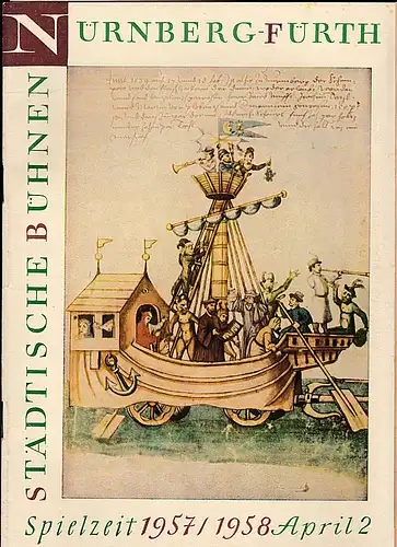 Städtische Büchnen Nürnberg-Fürth  (Hrsg.): Städtische Büchnen Nürnberg-Fürth, Spielzeit 1957/ 1958 April 2. 